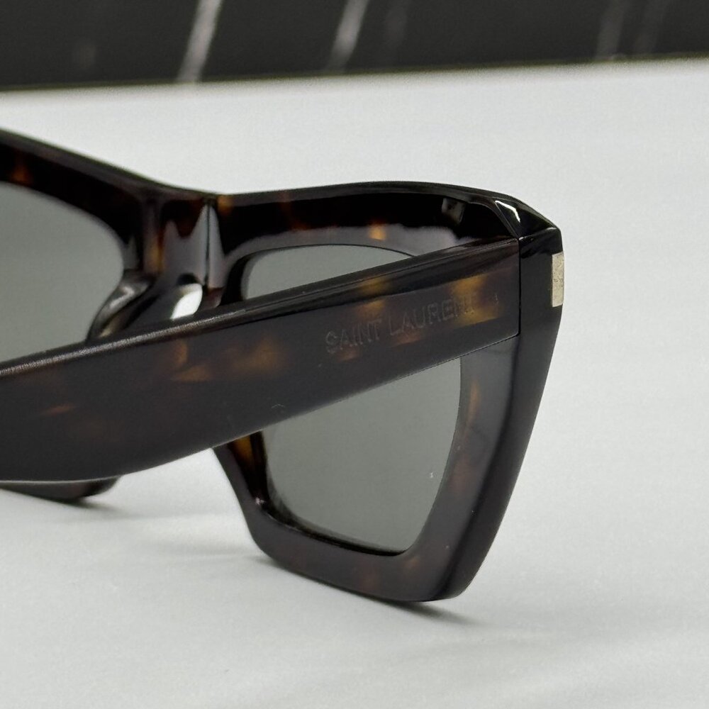 NEW SAINT LAURENT SUNGLASSES HAVANA WOMEN EYEWEAR SAINT LAURENT SL467 002 - Picture 7 of 10